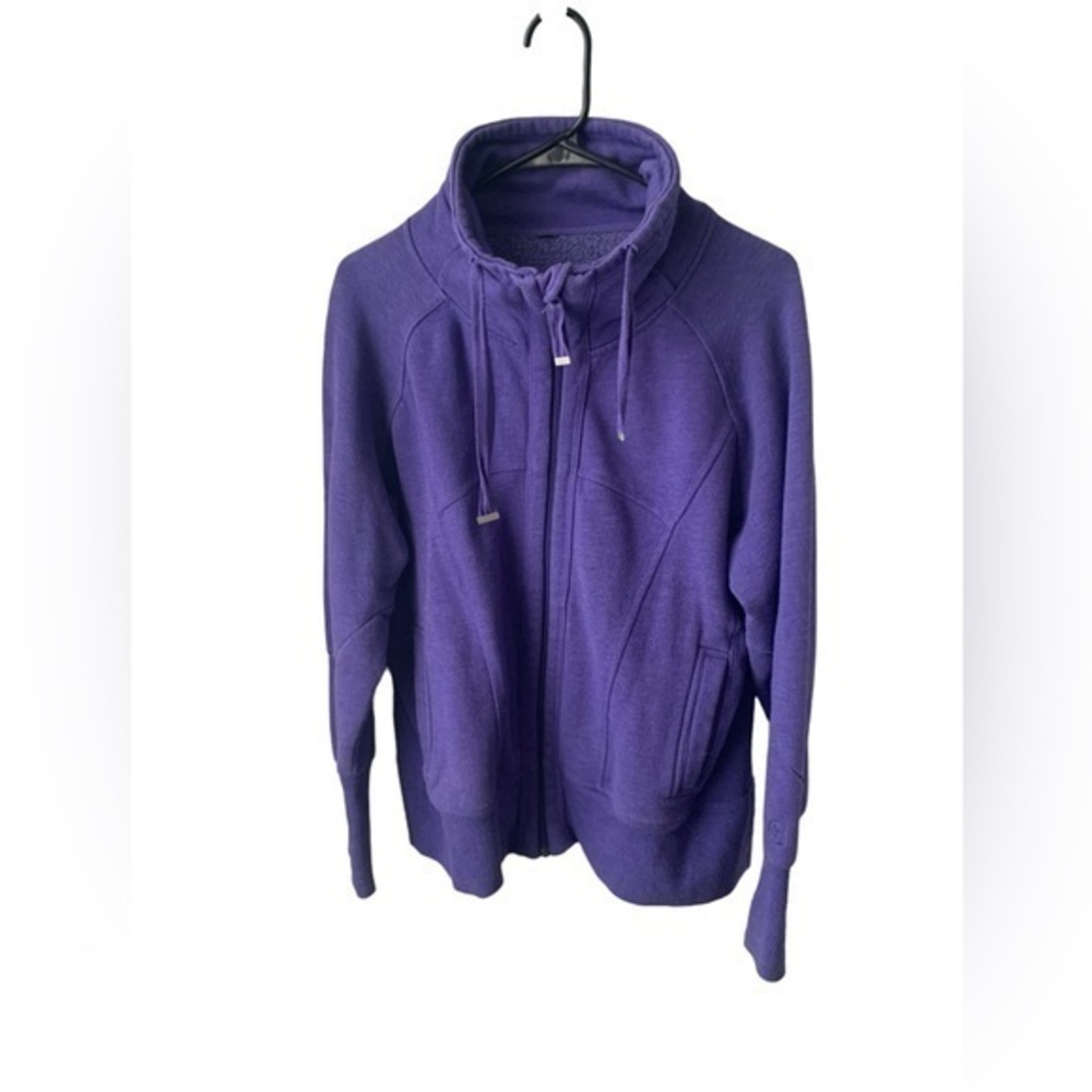 Purple Full-Zip Sweatshirt